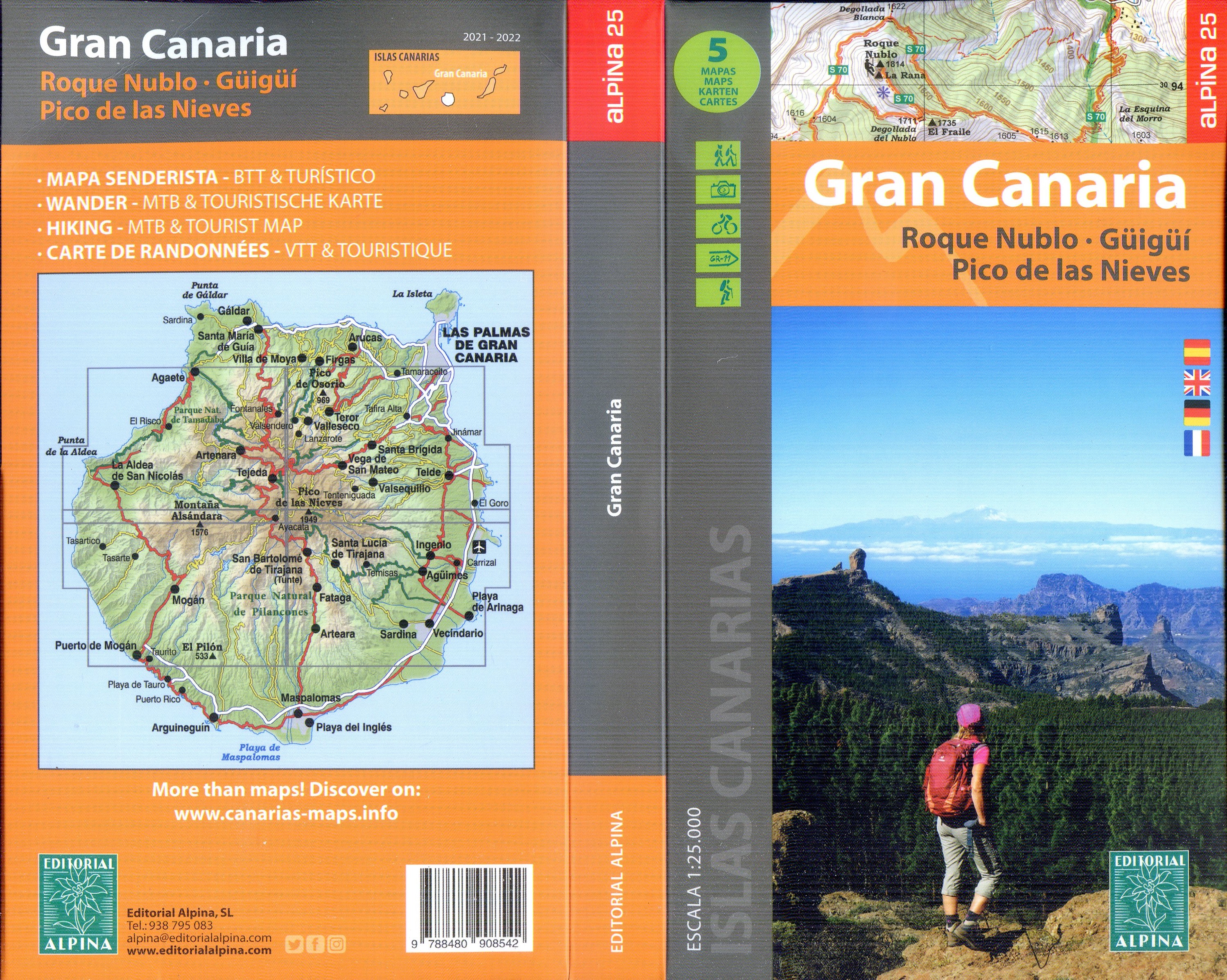 Gran Canaria : Roque Nublo · Güigüí · Pico de  las Nieves - Portada